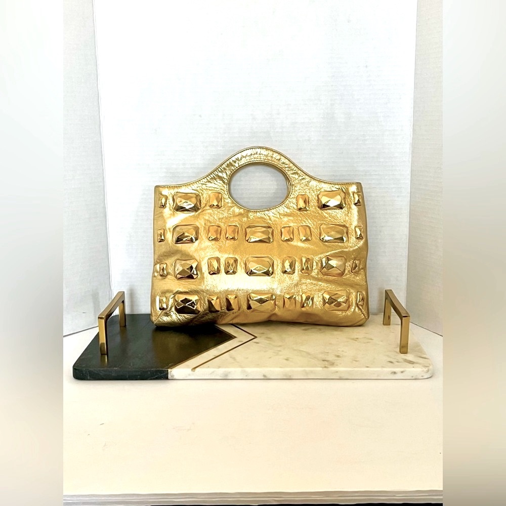 •RARE & STUNNING Luxe Goldi Rocks bag - Picture 5 of 10